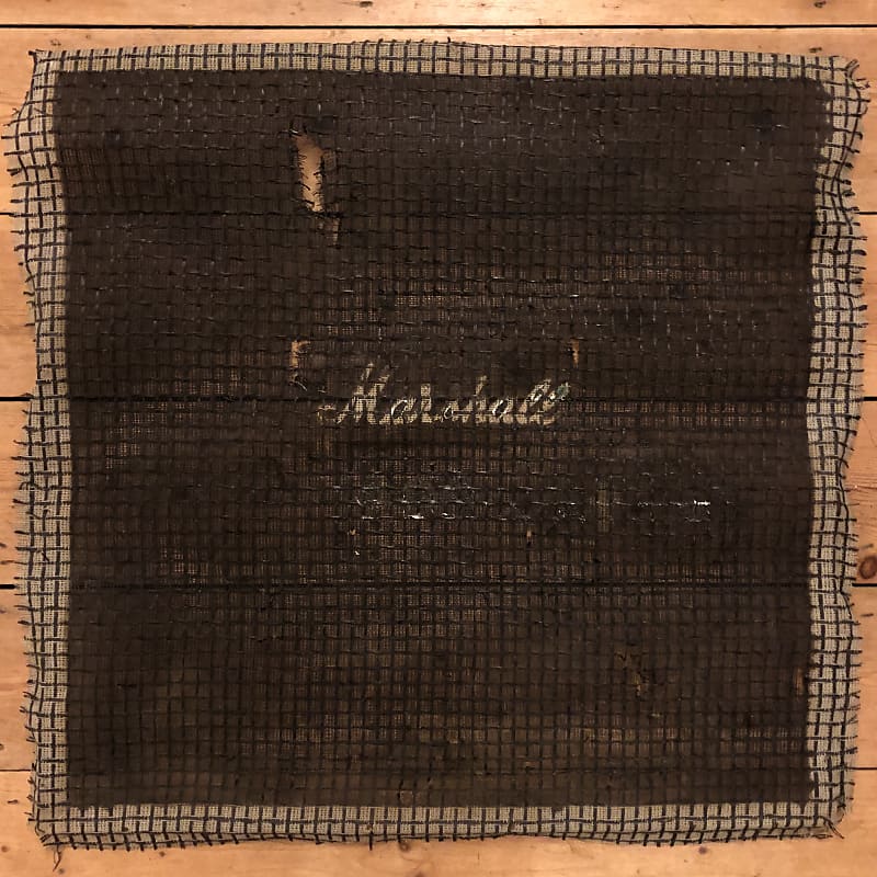 Marshall Large check 1960A Grill cloth 1974 Reverb
