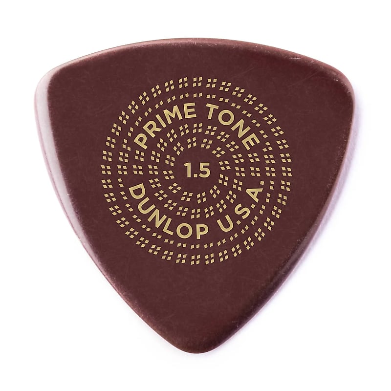Dunlop 513R1.5 Primetone Tri Smooth 1.5mm Triangle Guitar Picks (12-Pack) imagen 1