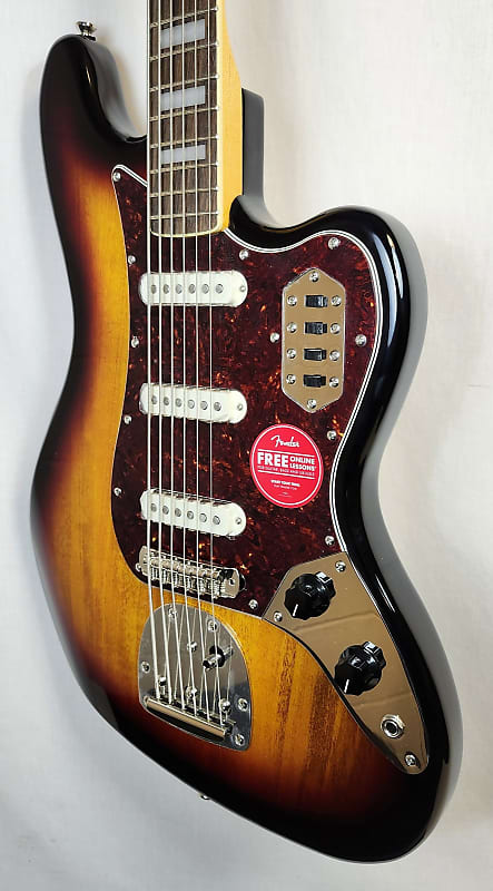 スクワイヤー ベースⅥ Amazon.com: Squier Classic Vibe 6-String Bass VI, Black