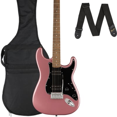 Fender Squier Affinity Stratocaster HH - Burgundy Mist w/ Gig Bag 