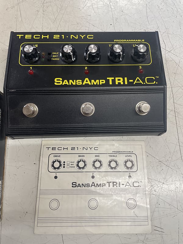 TEGH.21　SansAmp　TRI-AC TRI-A.C. – Tech 21 NYC