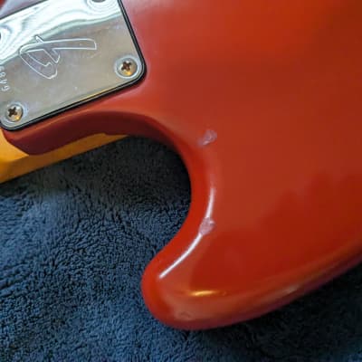 Fender Musicmaster Bass 1972 - 1975 - Dakota Red image 8