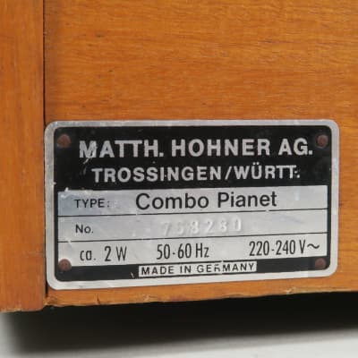 Hohner Combo Pianet with built-in transistor amp, rare model (completely restored) image 14