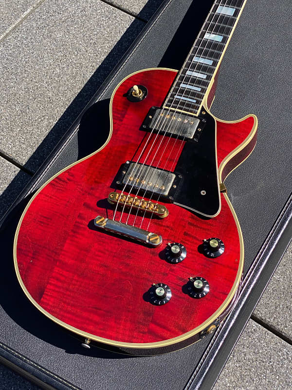 1974/75 Gibson Les Paul Custom wine red / weinrot sehr gute