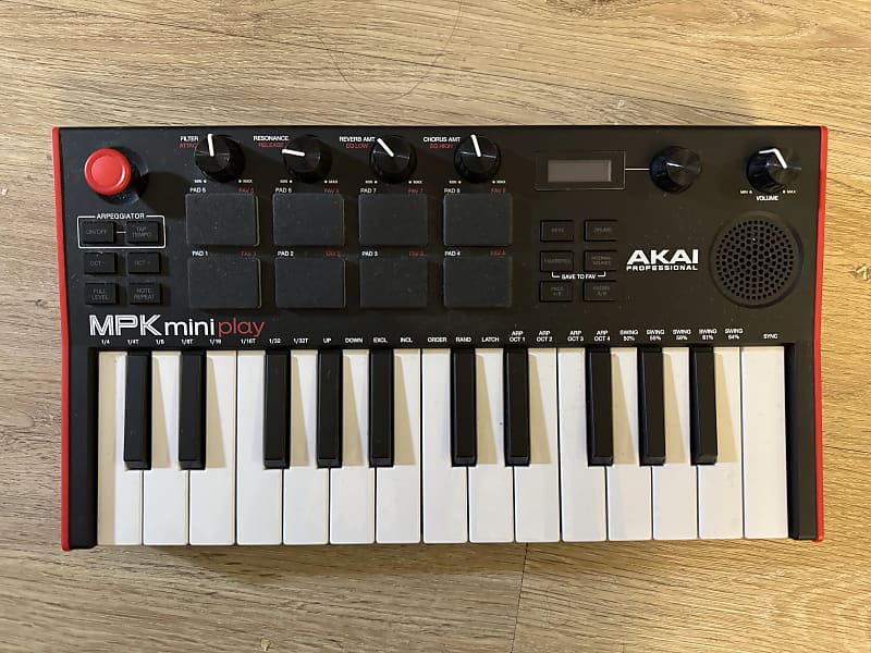 Akai MPK Mini Play Portable 25-Key MIDI Controller | Reverb