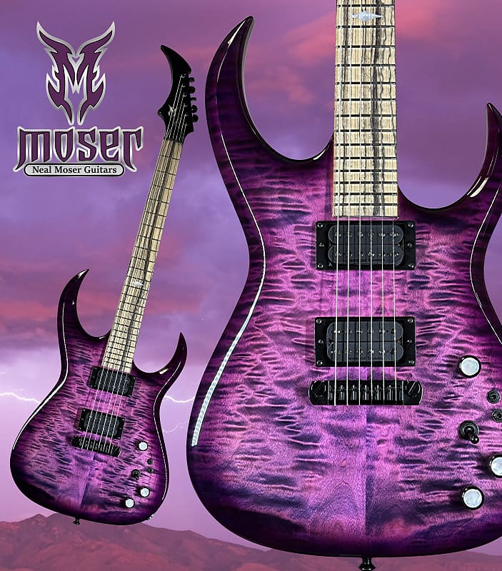 Moser Custom Shop Scimitar 2025 - Purple Burst image 1