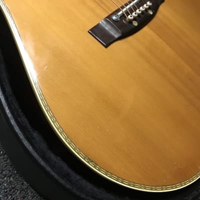 KISO SUZUKI/ Matao W350 acoustic vintage guitar made in Japan 1970s Brazilian rosewood with maple in very good condition with vintage hard case. image 15