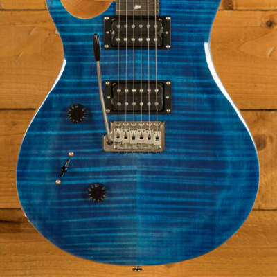 PRS SE Custom | SE Custom 24 "Lefty" - Faded Blue - Left-Handed image 1