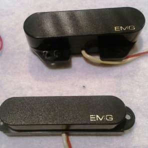 EMG Tele Active Pickups - Wiring - Switchcraft jack - Pots/Wiring - Needs battery connector image 1