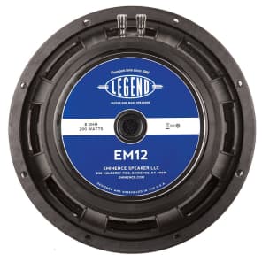 Eminence Legend EM12 12" 200w 8 Ohm Replacement Speaker