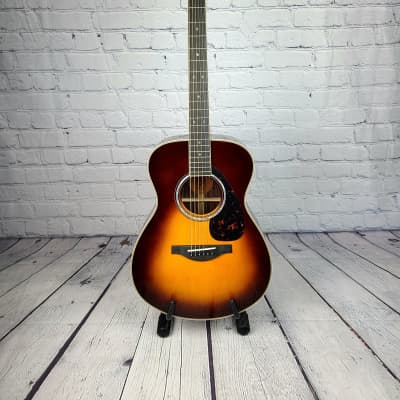 Yamaha LS16ARE Electric Acoustic Guitar Solid Rosewood Brown Sunburst for sale