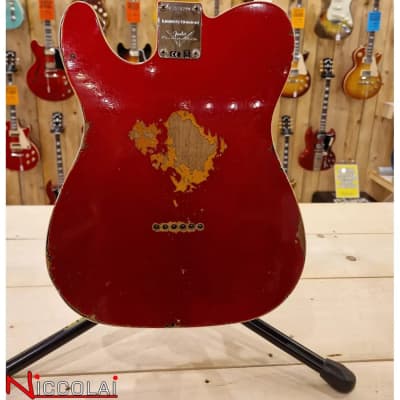 Fender Custom Shop Limited Edition '60 Tele Heavy Relic Aged Candy Apple Red Over 3-Color Sunburst image 21