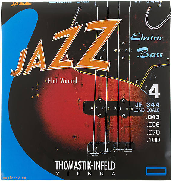 THOMASTIK JF344 43-100 Flatwound Bass Guitar Strings image 1