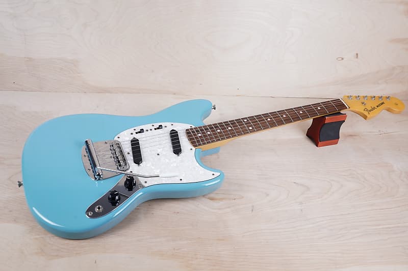 ムスタング(通常版) Fender MG-66 Mustang Reissue CIJ 1999 Sonic Blue Crafted in