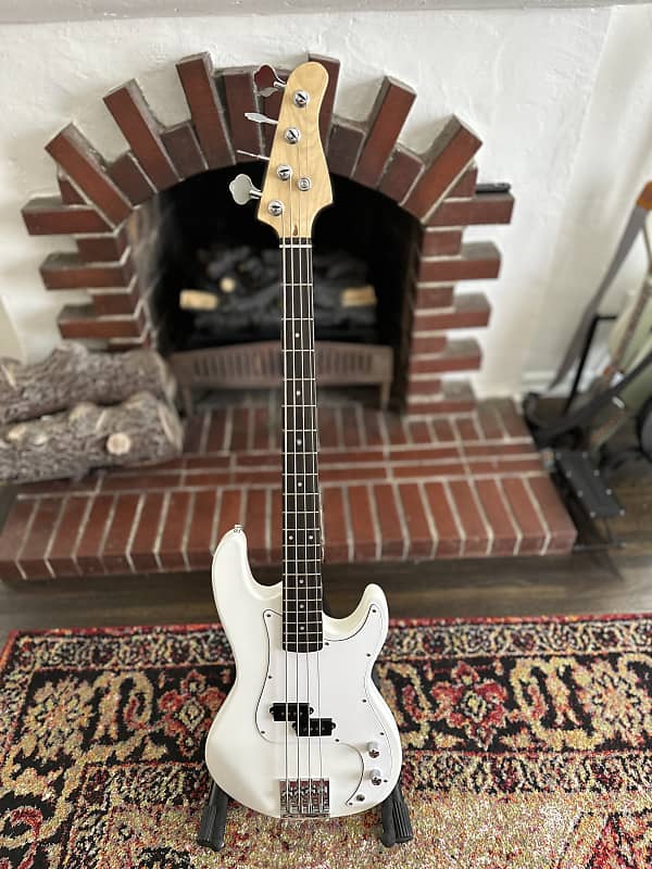 Upgraded Glarry Bass 2022 - White | Reverb