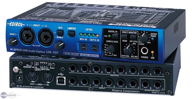 Roland Edirol UA-101 // USB HiSpeed // Audio Interface 10in&10out 