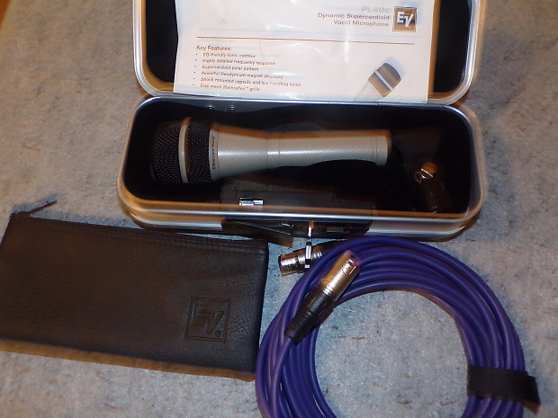 Electro-Voice PL80c Supercardioid Dynamic Vocal Microphone image 1