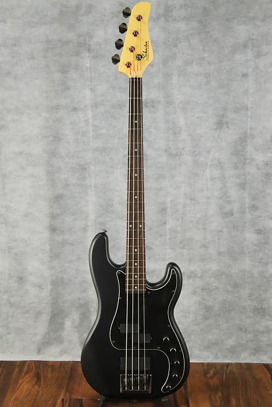 Schecter Diamond-P Custom 4 Active Satin Black [01/15] | Reverb