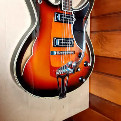 Rare 1967 Marlin IDOL PA-25 Electric Hollowbody Guitar