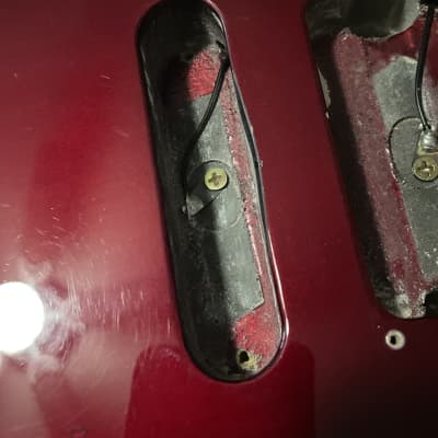1990's Japan Jackson Professional Stealth Ex Candy Apple Red Guitar Body Floyd Ready image 15