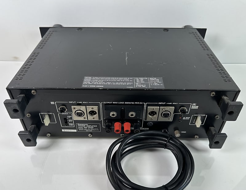 ナショナル パナソニック RAMSA パワーアンプ WP-9220 動作品いい音