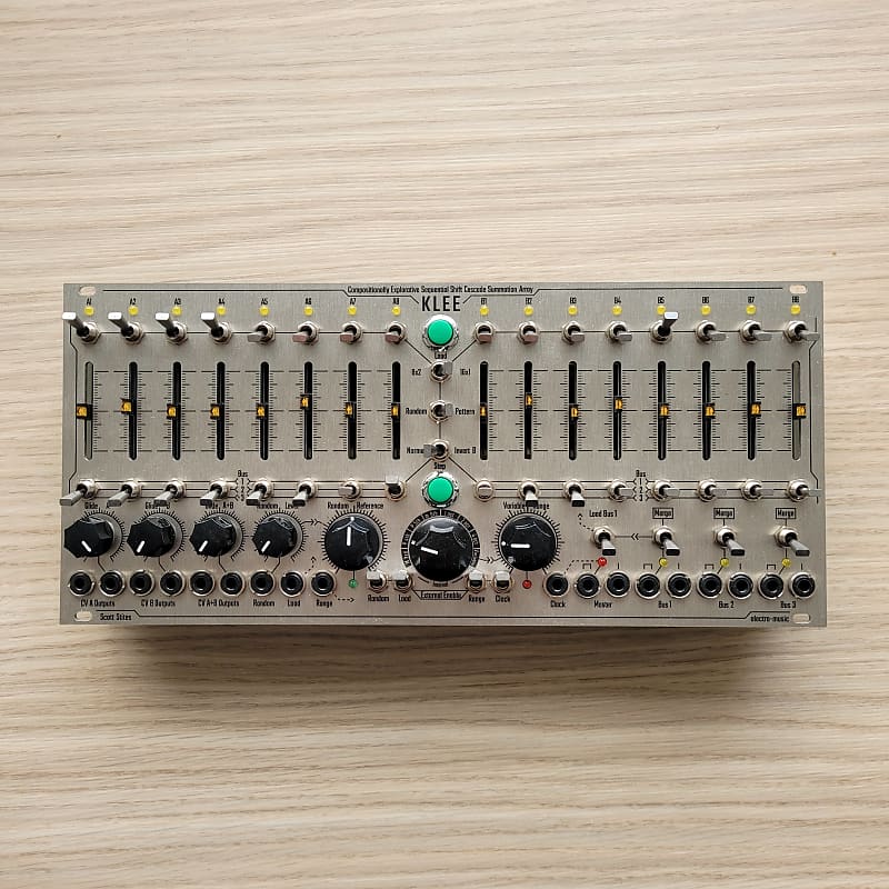 Klee sequencer eurorack Reverb