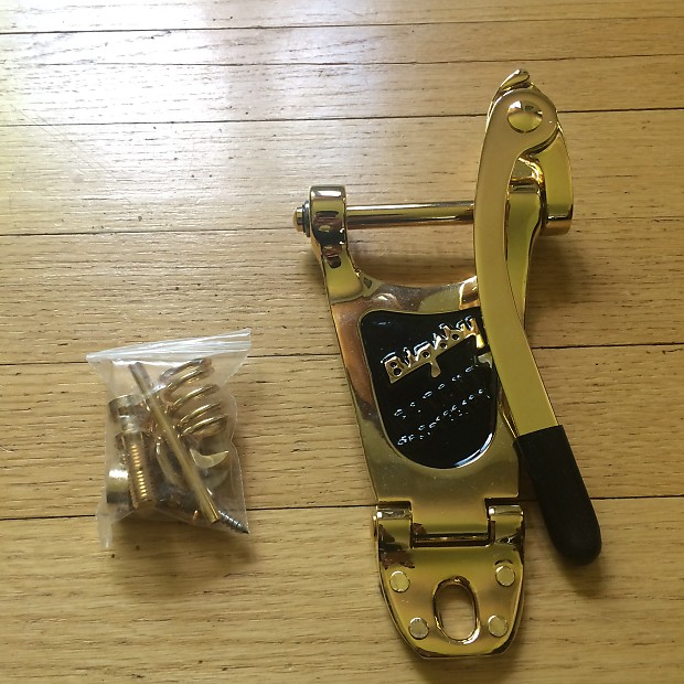 Bigsby B-7 Vibrato w/ Towner Down Tension Bar Gold | Reverb