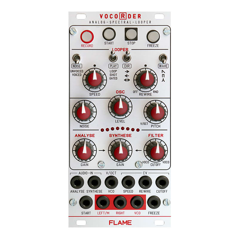 Flame Vocorder Analog Spectral Looper Eurorack Module