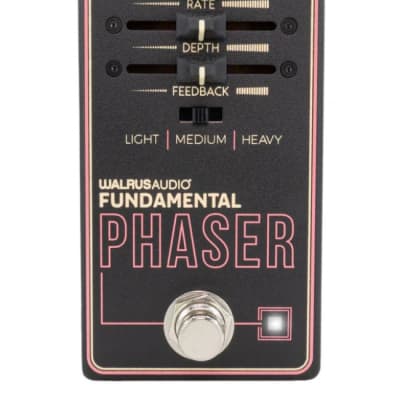 Walrus Audio Fundamental Phaser 2023 - Present - Black / Pink image 1