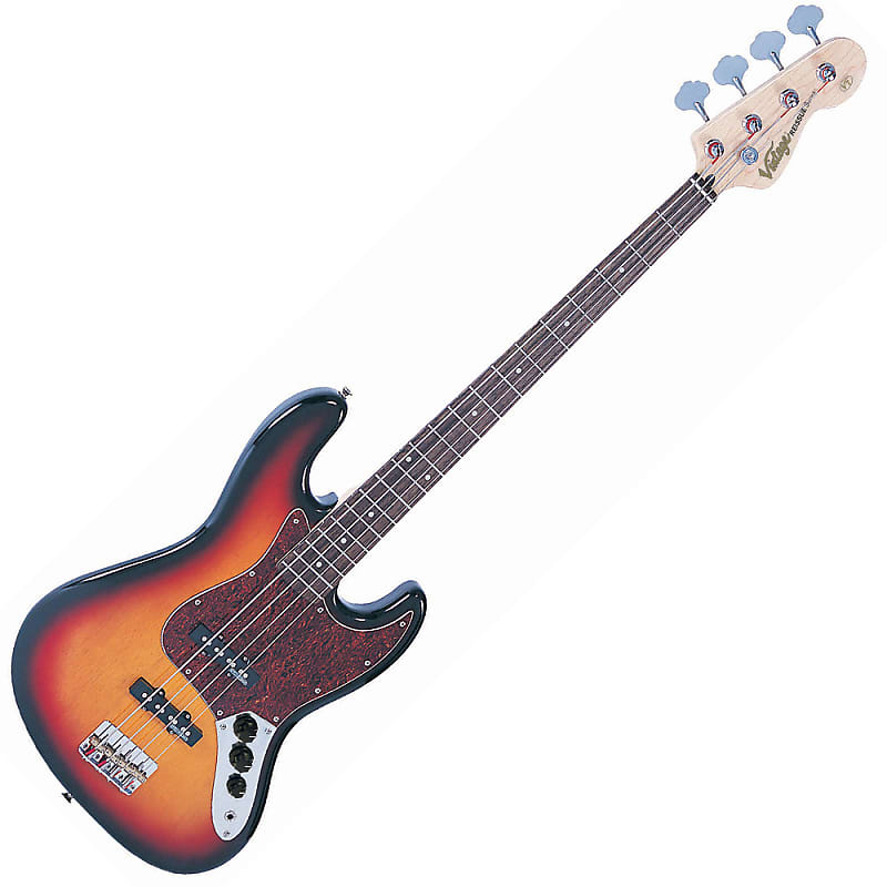 【美品】Vintage VJ 74 ReIssued サンバーストジャズベース Vintage VJ74 ReIssued Bass ~ Sunset Sunburst | Reverb