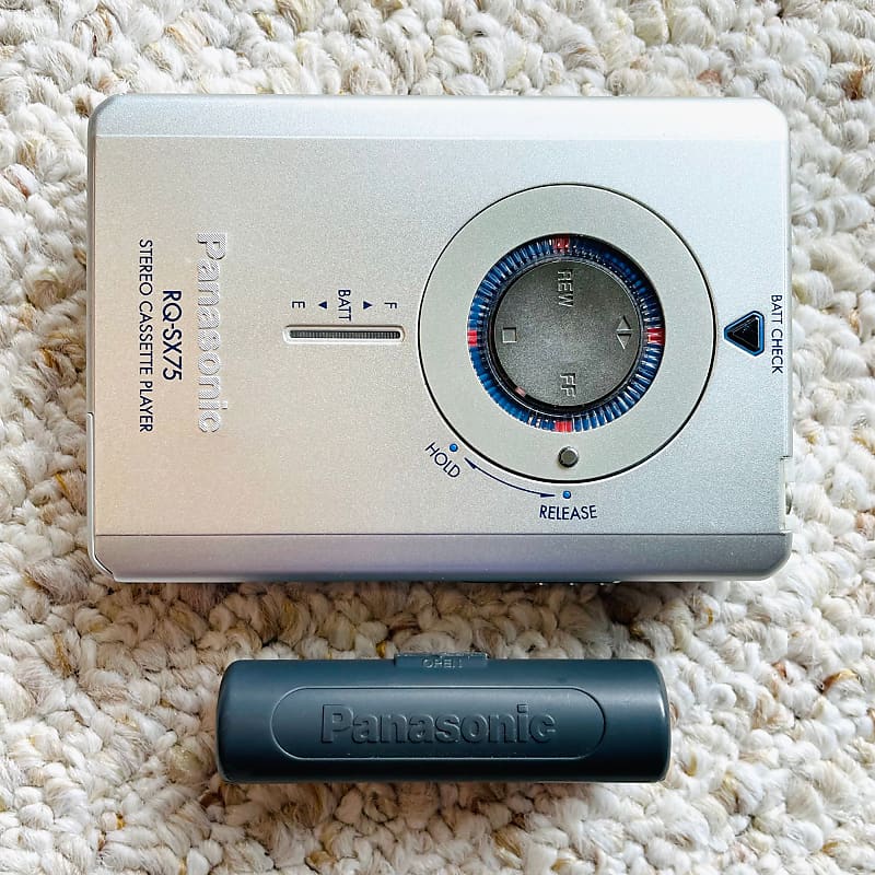 RARE] PANASONIC SX75 Walkman Cassette Player, EX Silver ! Running