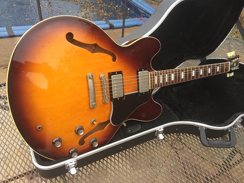 1989 Greco SA-700 Super Real Semi-Hollow Figured Top ES 335 Japan Fujigen  Lightweight w/ HSC | Reverb