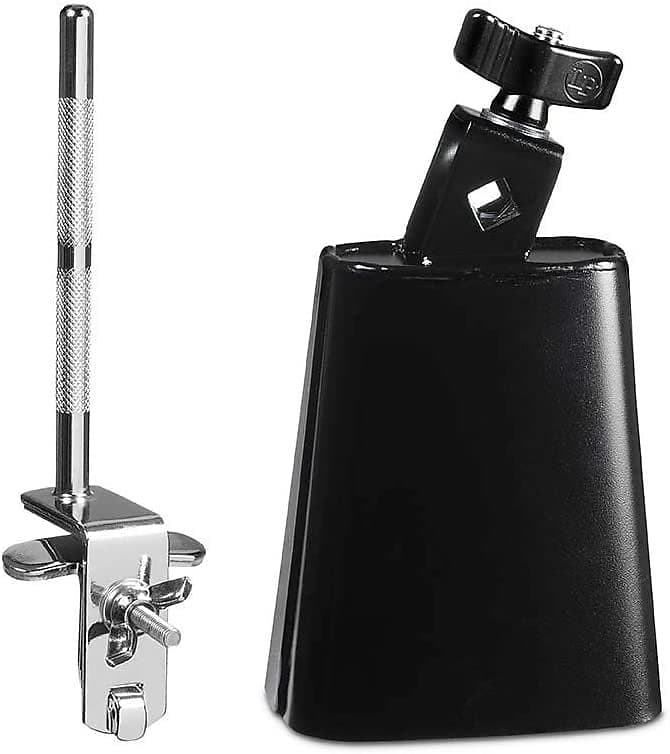 Latin Percussion City Cowbell with Mount (LP20NY-K) Black image 1