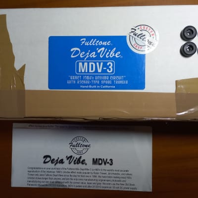 Fulltone Mini Deja Vibe MDV-3 2015 signed by the manufacturer image 5