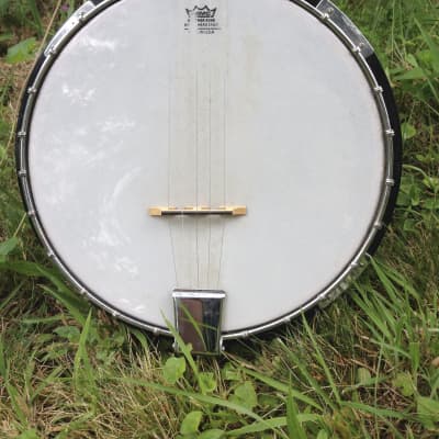 Iida 5-string Banjo Brown Wood image 2
