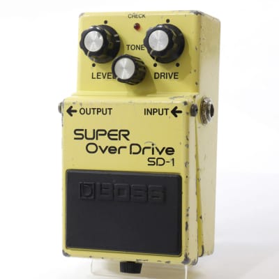 BOSS SUPER Over Drive SD-1 1982年製 1982 Vintage Boss SD-1 Super Overdrive - YouTube