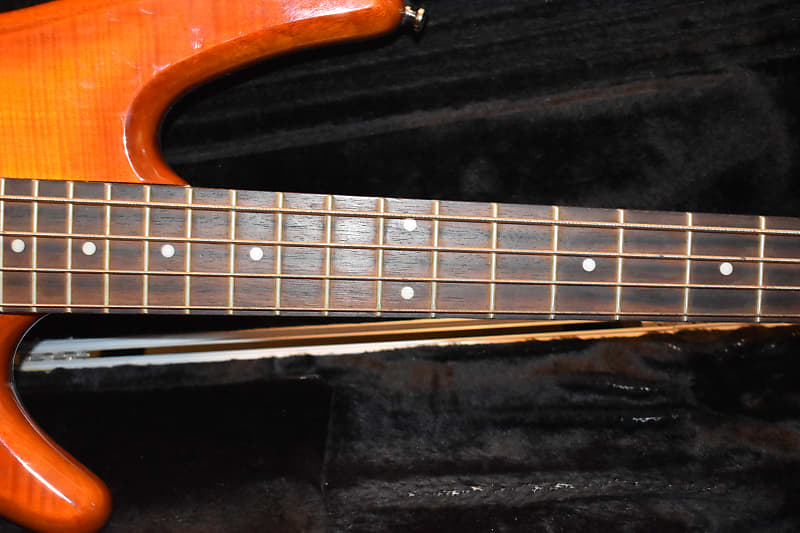 ibanez gio soundgear n427 bass guitar flame top | Reverb