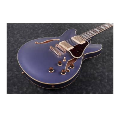Ibanez AS Artcore 6-String Hollow Body Electric Guitar (Metallic Purple Flat, Right-Handed) image 5