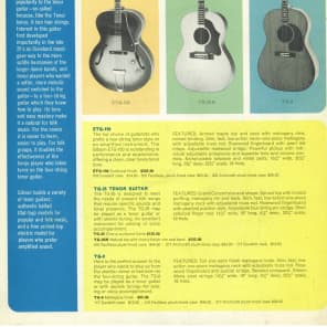 Gibson Catalogue 1960s image 3
