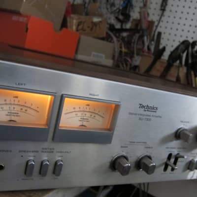 Technics SU-7300 Stereo Amp VU Back Lit VU Meters, Phono, Ex Sound, Japan 1970s image 1