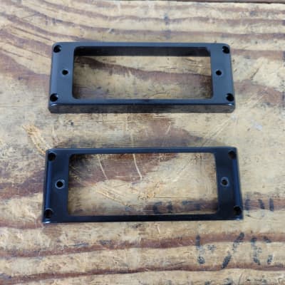 1970's Gibson Mini Humbucker Rings for SG Special Black - Pair image 2