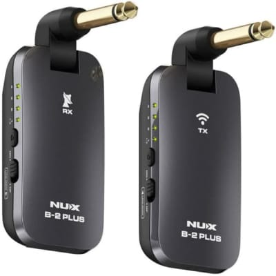 NuX B-2 PLUS Wireless Guitar System 2.4GHz Microphone with 60-Feet Line-of-Sight image 3