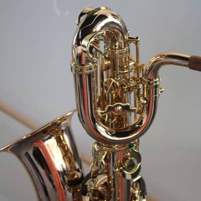 P. Mauriat PMB-301GL Low A Baritone Saxophone image 7