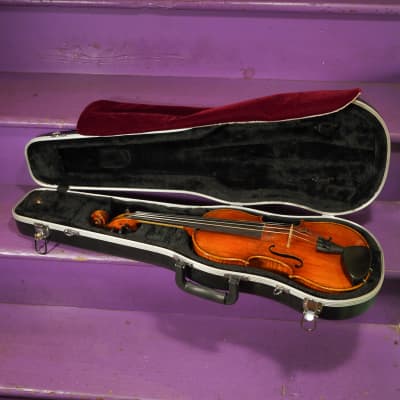 2000s Unmarked Faux-Vuillaume 4/4 Violin w/Antiqued Finish (VIDEO! Ready to Go) image 17