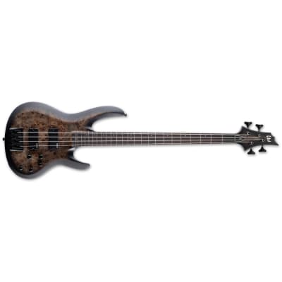 ESP LTD B-4 Ebony Electric Bass Guitar Charcoal Burst Satin BRAND NEW image 1
