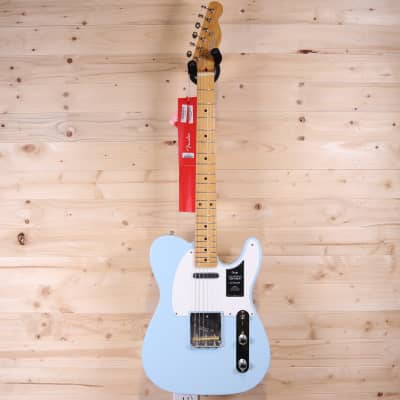Fender Vintera '50s Telecaster - Maple Fingerboard, Sonic Blue image 2