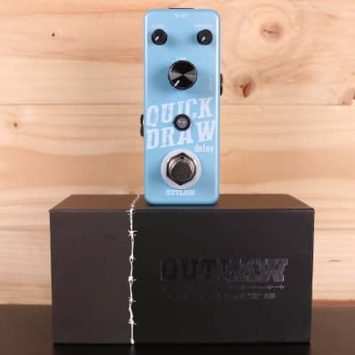 Reverb.com listing, price, conditions, and images for outlaw-effects-quick-draw-guitar-delay-pedal