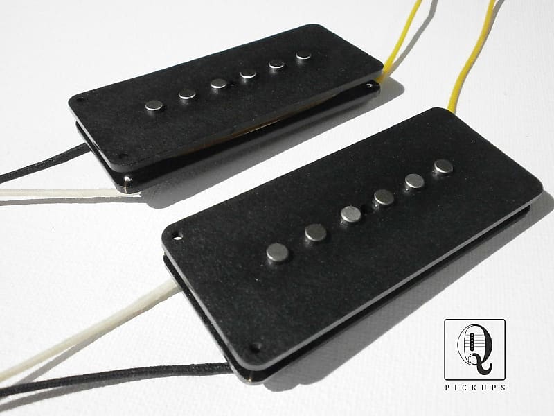 Jazzmaster Pickups SET Coil Tapped A5 Hand Wound Guitar Fits Fender HOT Vintage by Q pickups image 1
