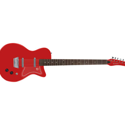 Danelectro D56BAR-RD '56 Baritone Guitar - Red - Open Box image 4