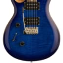 PRS SE Left-Handed Custom 24 Faded Blue Burst Electric Guitar